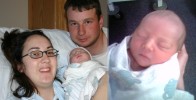 Freeman with Parents, Amber & Tyron Sturges